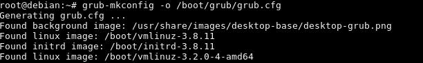 grub-mkconfig